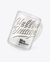 Frosted Glass Mug Mockup