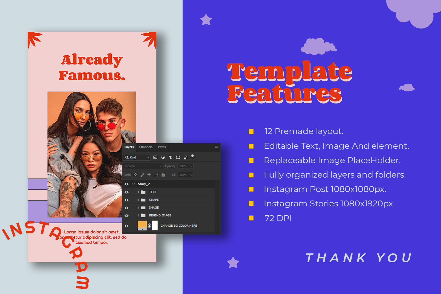 Monisane Instagram Template Monisane Instagram Template
