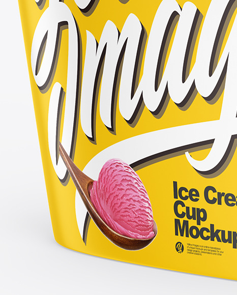 Ice Cream Cup Mockup