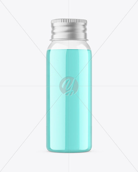 Clear Plastic Bottle Mockup