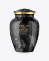 Glossy Cremation Urn Mockup