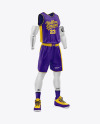 Basketball Kit Mockup - Half Side View