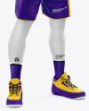 Basketball Kit Mockup - Half Side View