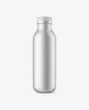 Matte Metallic Bottle Mockup