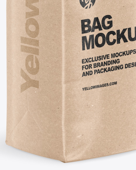 Kraft Bag Mockup