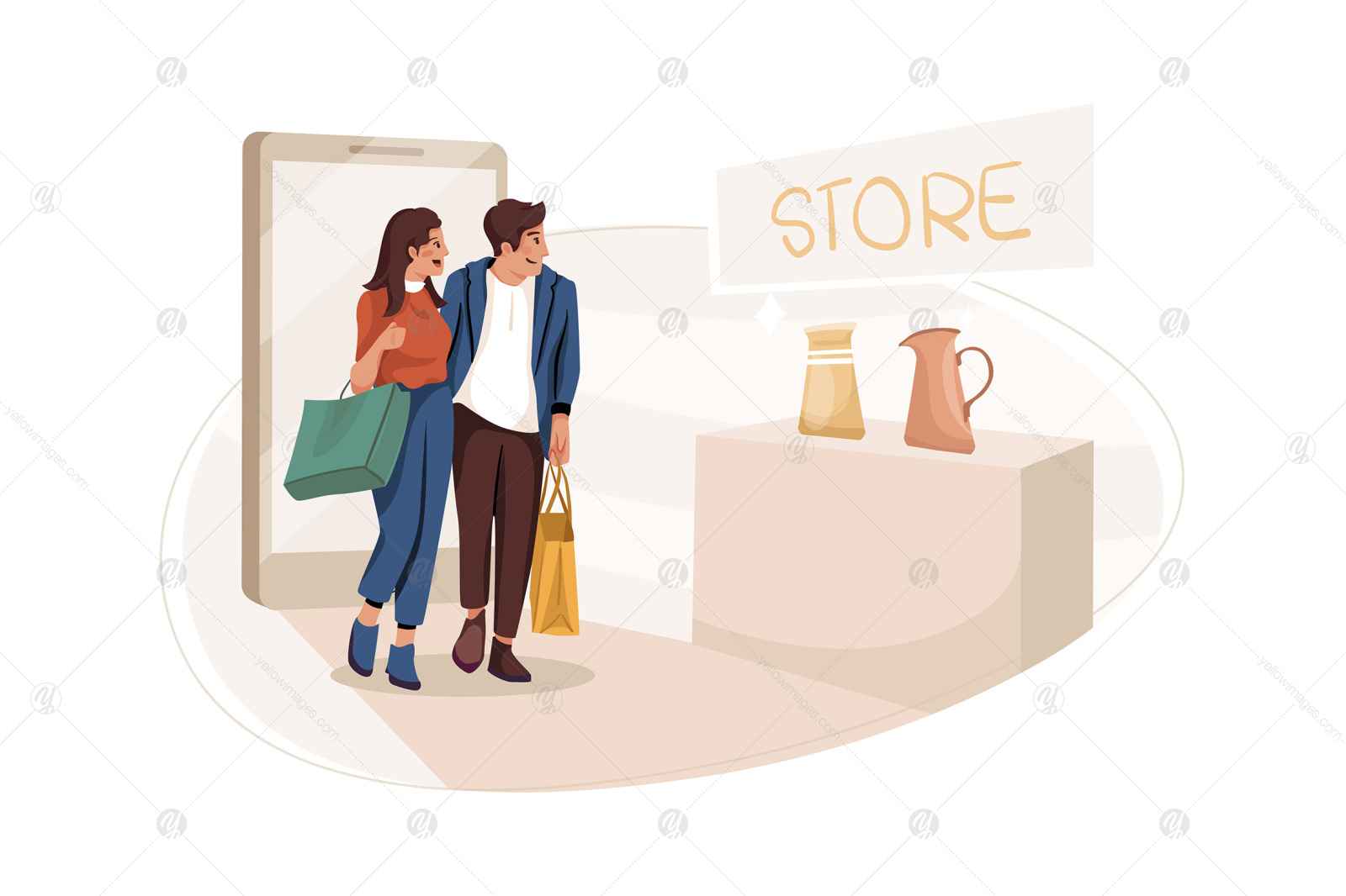 M339_Online Shopping Illustrations