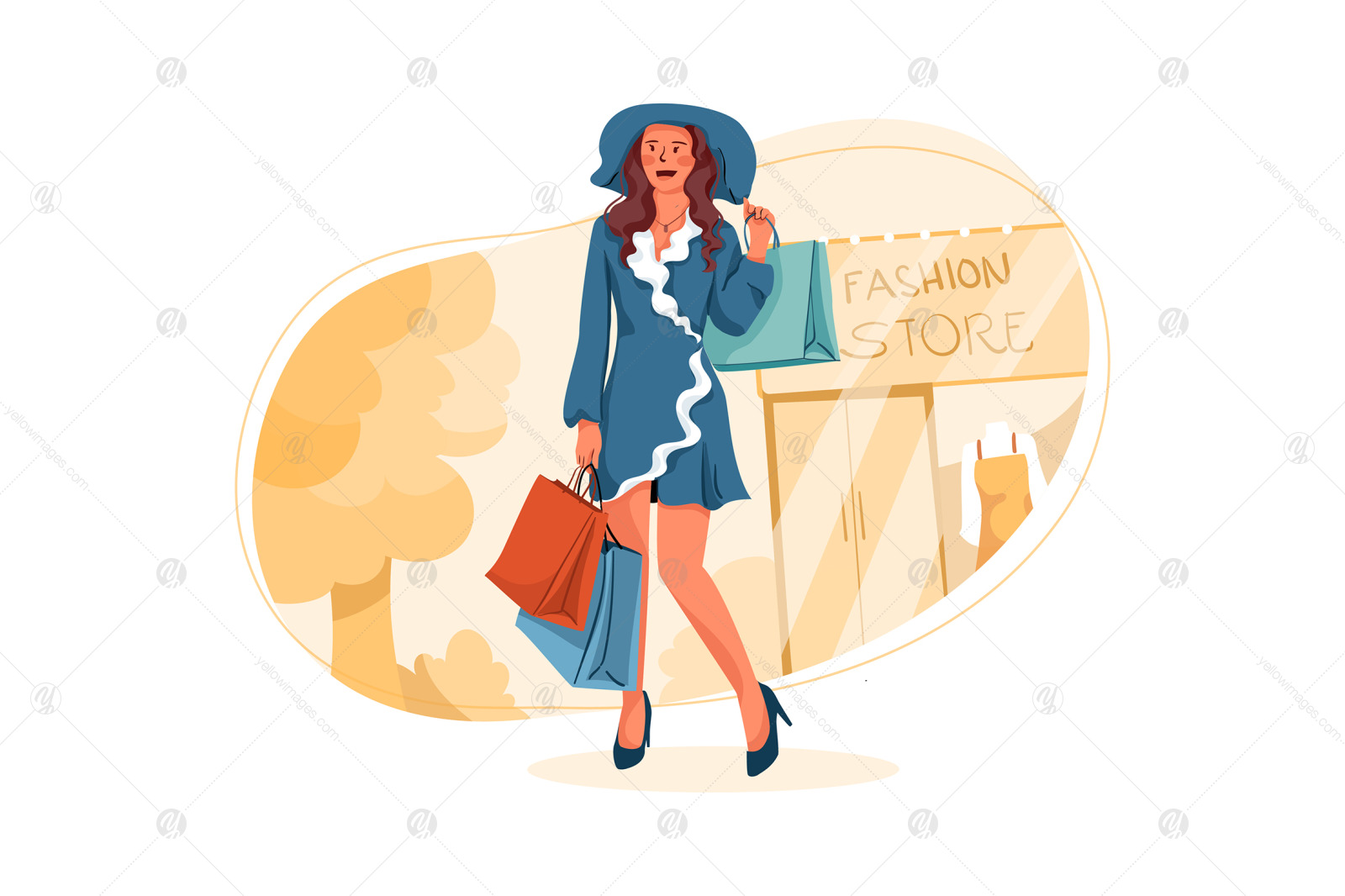 M339_Online Shopping Illustrations