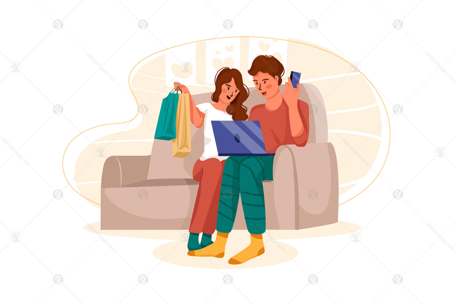 M339_Online Shopping Illustrations