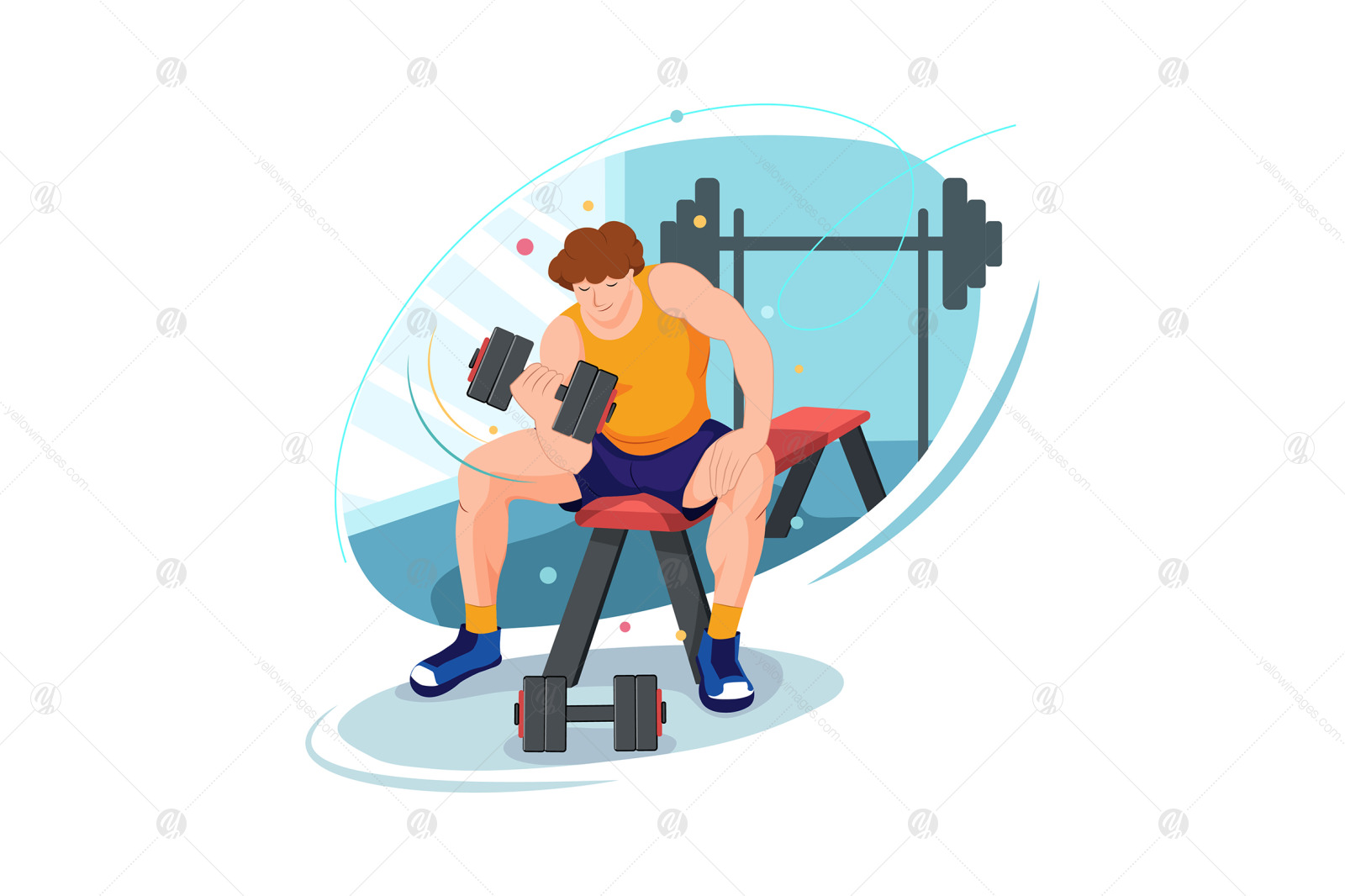 M319_Sports &amp; Fitness Illustrations