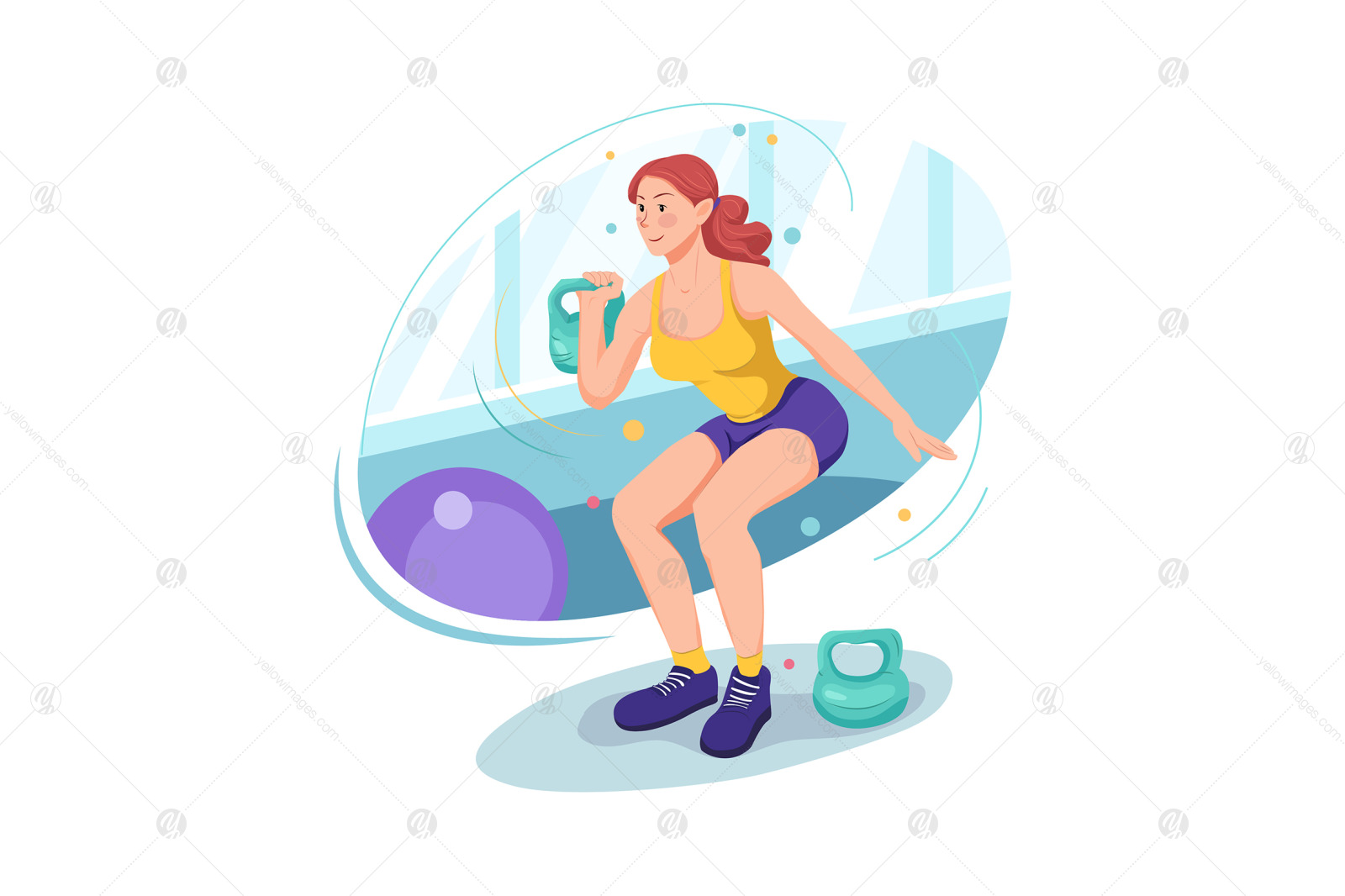 M319_Sports &amp; Fitness Illustrations