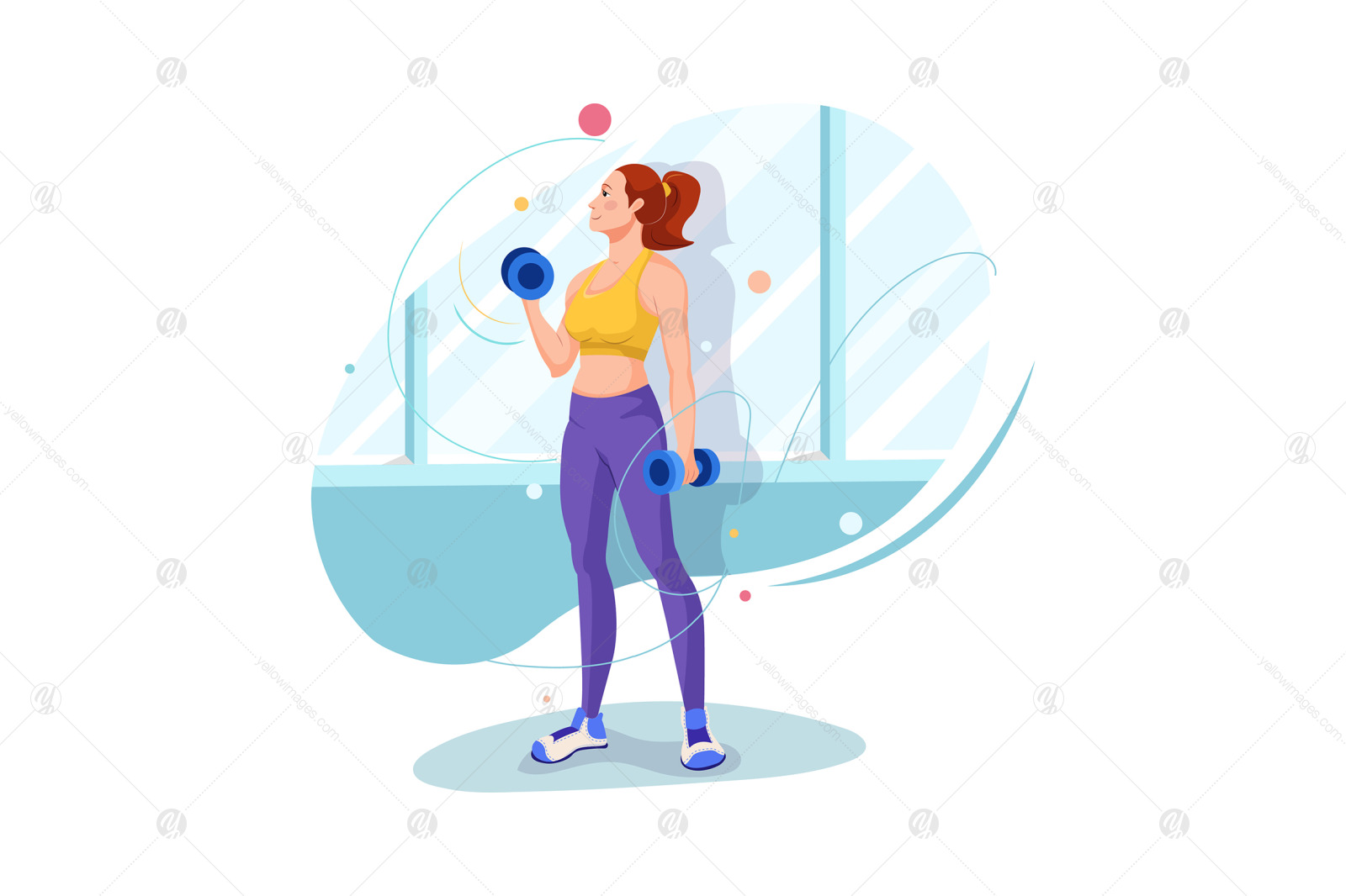 M319_Sports &amp; Fitness Illustrations