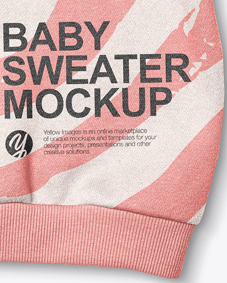 Baby Girl Ruffle Collar Jumper Mockup