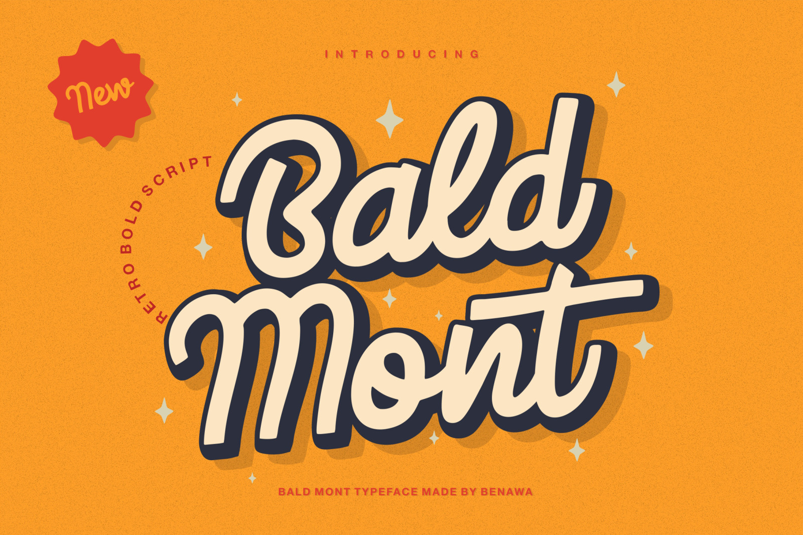 Bald Mont - Retro Bold Script Bald Mont - Retro Bold Script