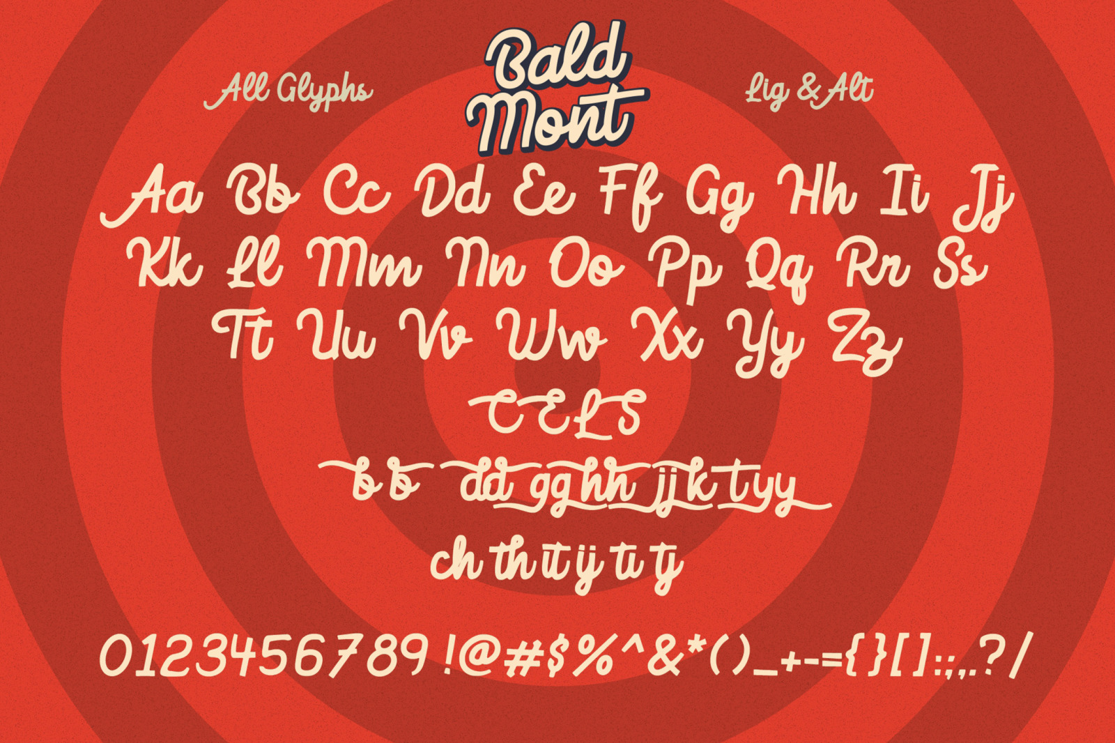 Bald Mont - Retro Bold Script