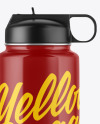 Glossy Water Bottle Mockup