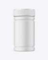 Matte Plastic Pharmacy Jar Mockup