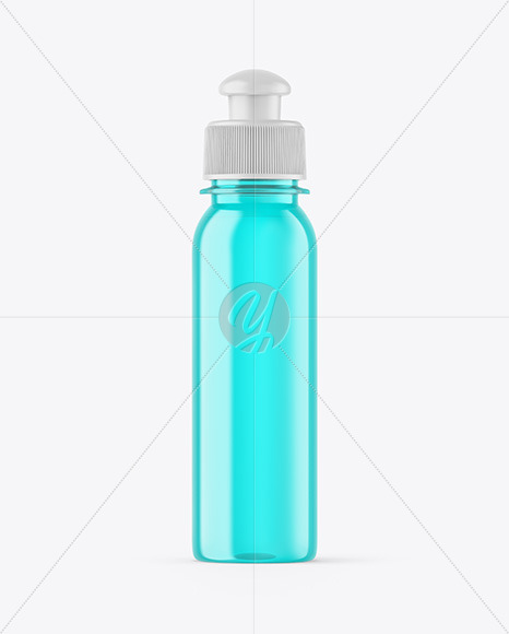 Color Plastic Bottle Mockup