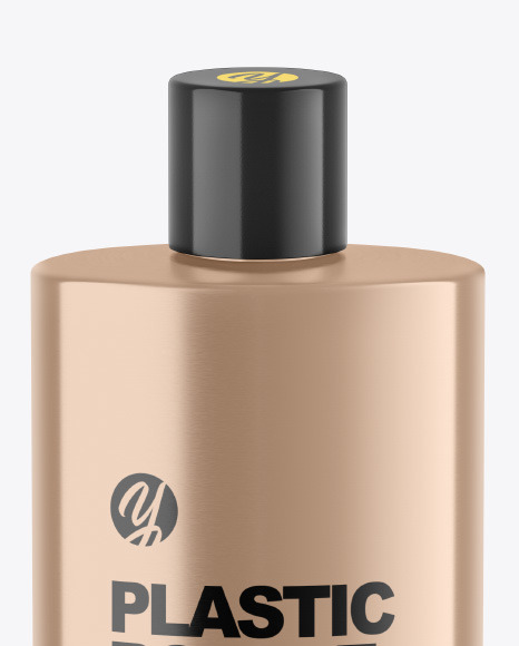 200 ml Metallic Bottle Mockup