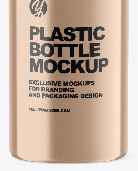200 ml Metallic Bottle Mockup