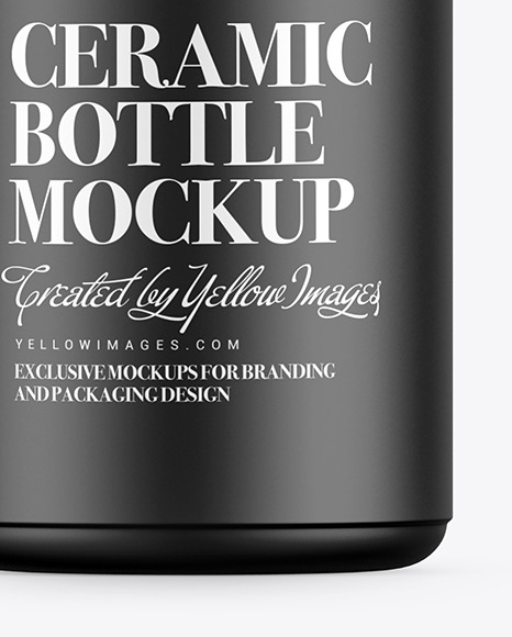 Ceramic Apothecary Bottle Mockup