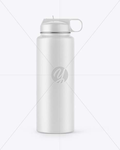 Textured Water Bottle Mockup