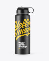 Textured Water Bottle Mockup