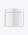 Glossy Cosmetic Jar Mockup