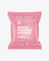 Matte Snack Package Mockup