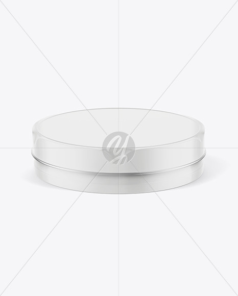 Matte Round Tin Can Mockup