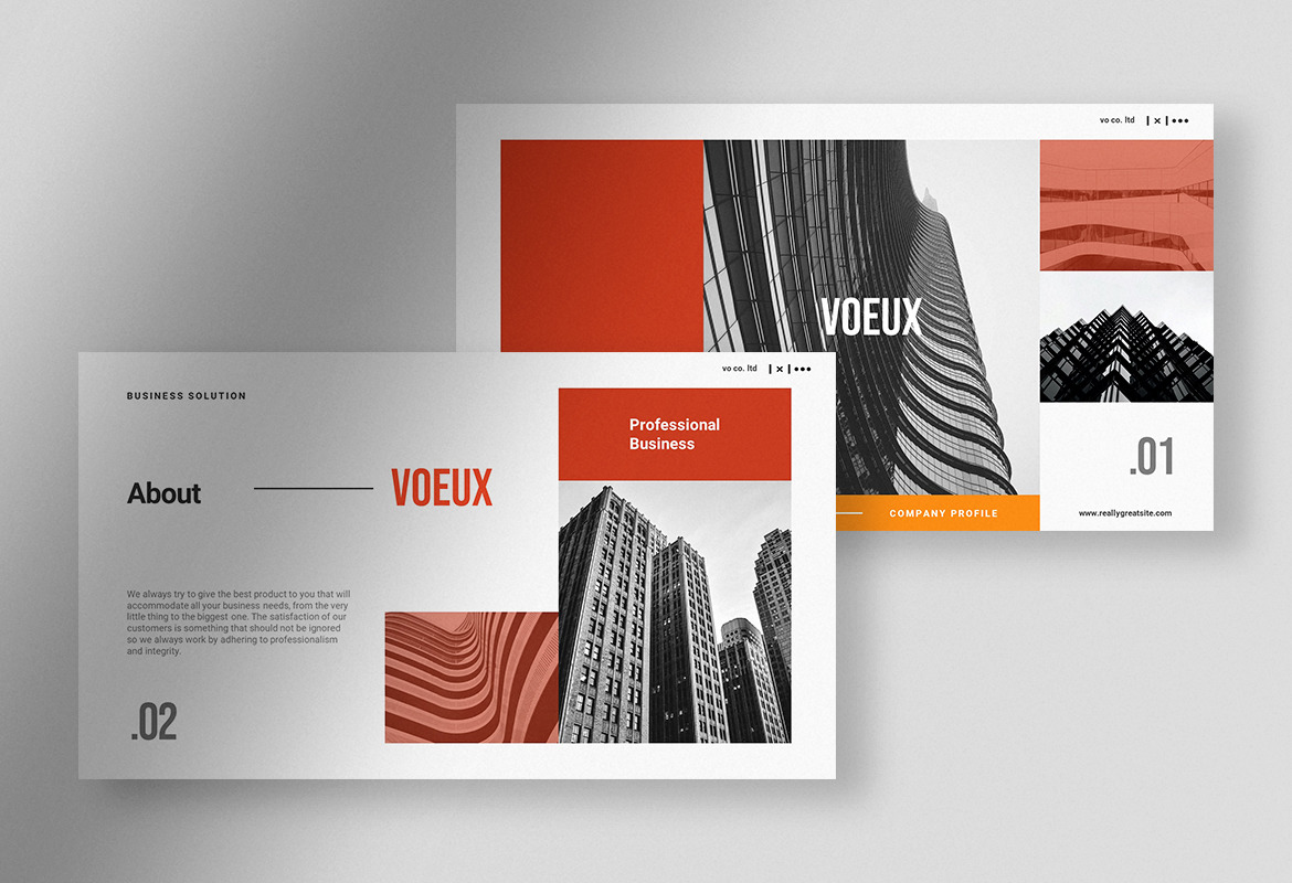 Voeux - Autumn Maple Leaves Simple Professional Business Presentation Voeux - Autumn Maple Leaves Simple Professional Business Presentation