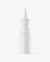 Glossy Nasal Spray Bottle Mockup