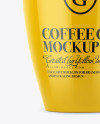 Glossy Cup Mockup - Front View