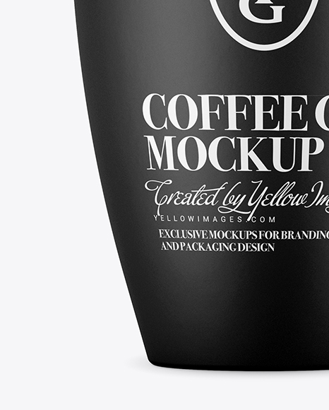 Matte Cup Mockup - Front View