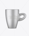 Matte Metallic Cup Mockup - Front View