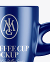 Metallic Cup Mockup - Front View