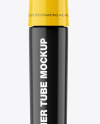 Glossy Plastic Eyeliner Tube Mockup