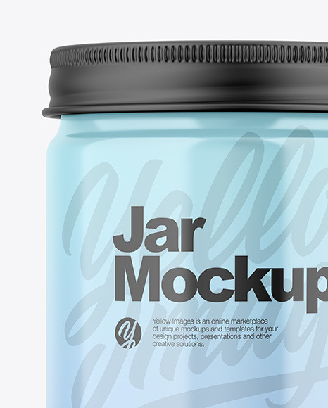 Glossy Jar Mockup