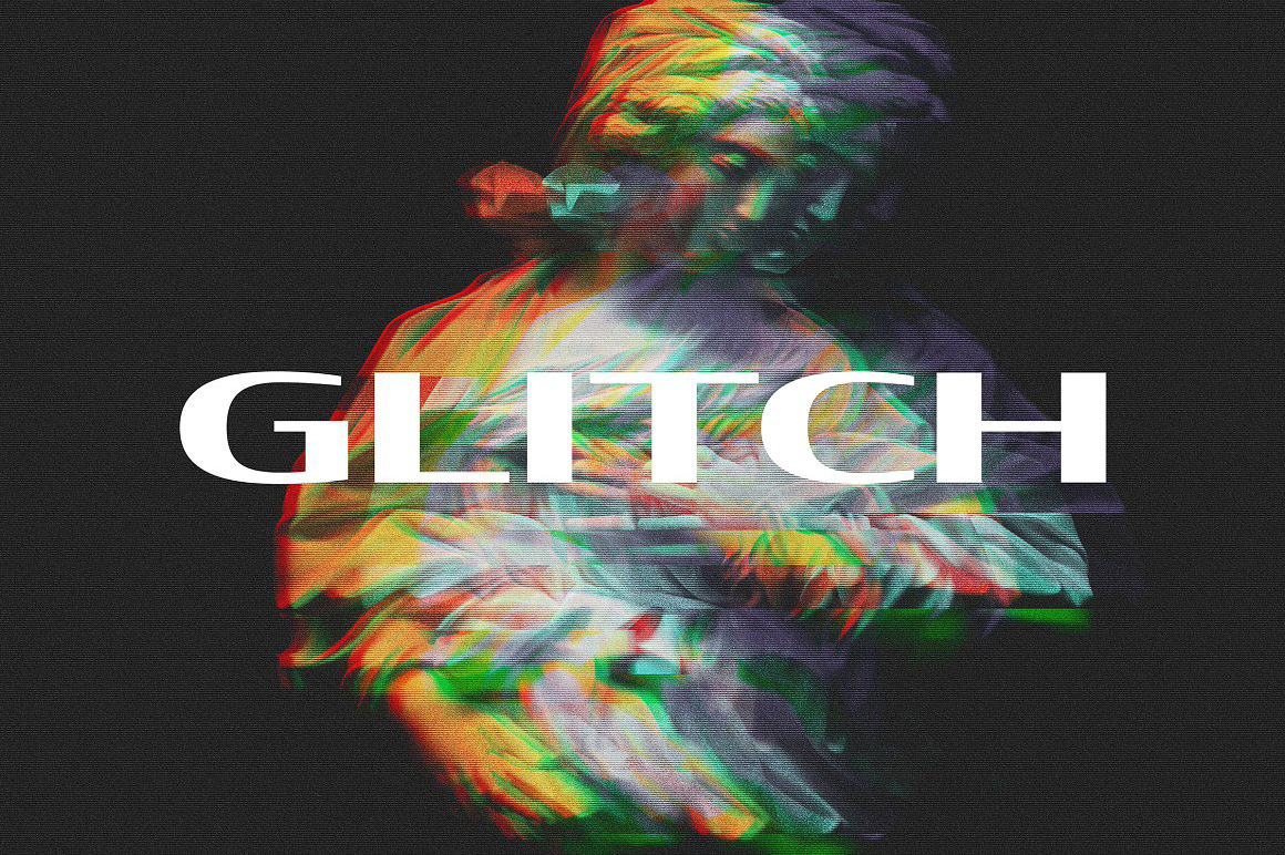 Digital Screen Glitch Effect