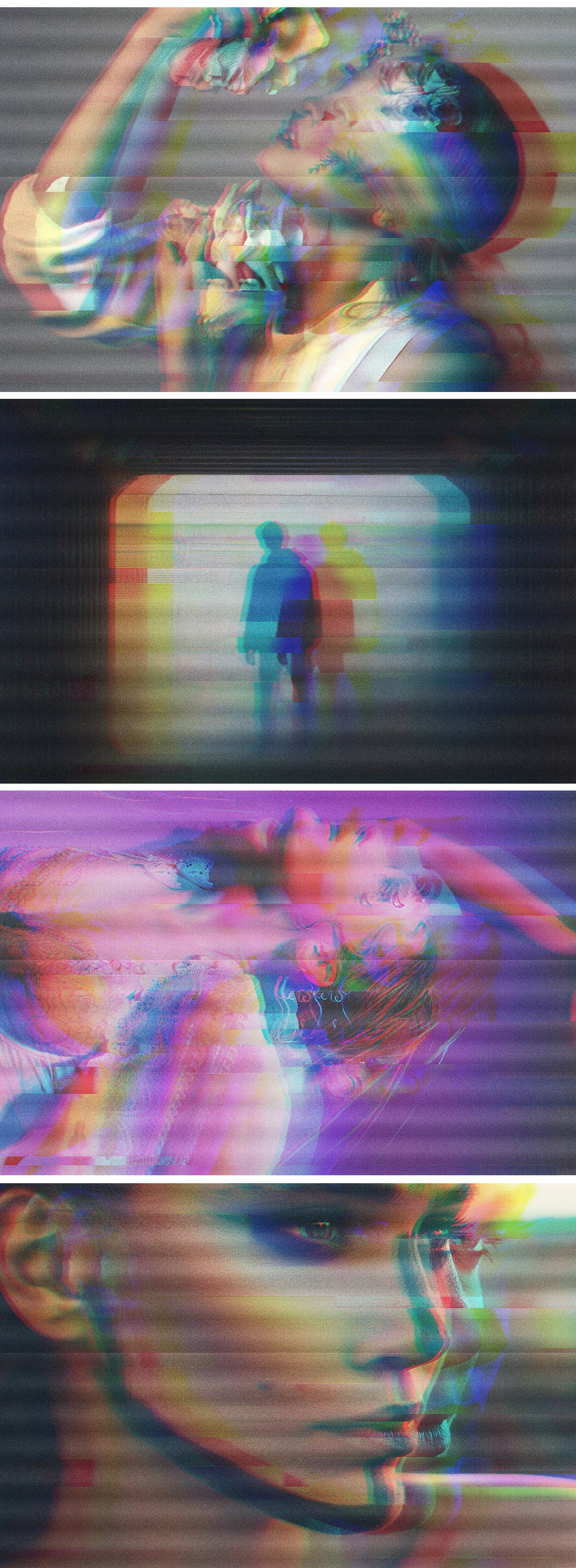 Digital Screen Glitch Effect Digital Screen Glitch Effect