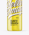 Color Plastic Bottle Mockup