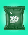 Paper Snack Package Mockup