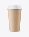 Kraft Paper Coffee Cup Mockup