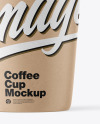 Kraft Paper Coffee Cup Mockup