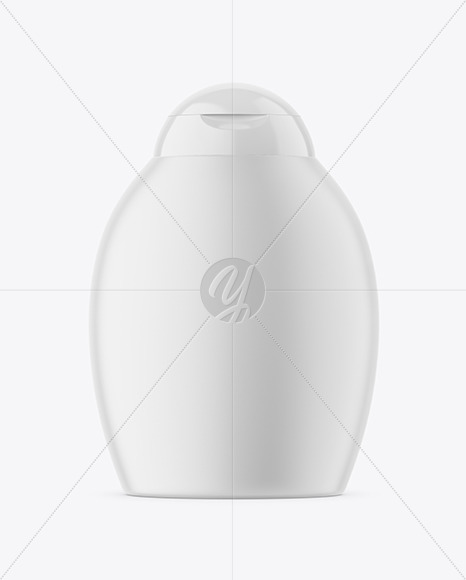 Plastic Shampoo Bottle Mockup