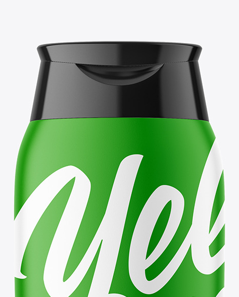 Plastic Shampoo Bottle Mockup