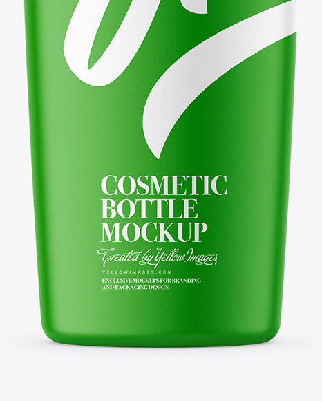 Plastic Shampoo Bottle Mockup