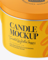 Closed Matte Candle Mockup