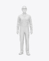 Working Overalls w/Mannequin Mockup