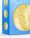 Paper Box with Pasta Mockup