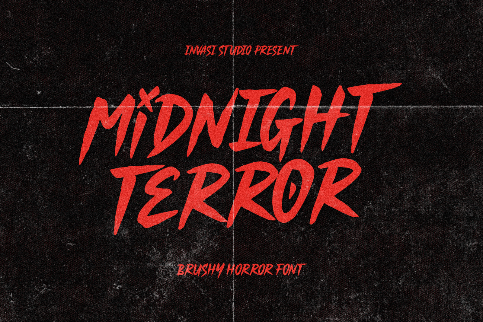 Midnight Terror - Horror Font Midnight Terror - Horror Font